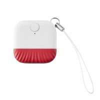 Bluetooth vyhledávač klíčů Tuya mini červený, lokátor klíčů a dalších osobních věcí