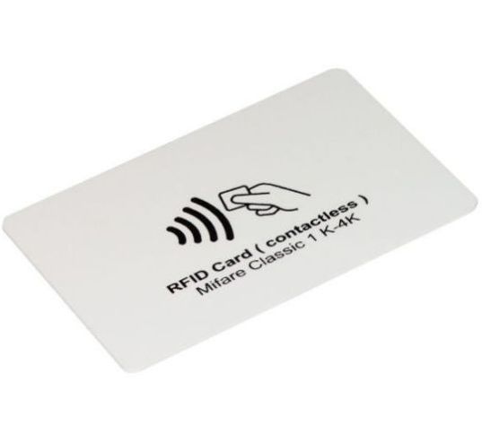 Potisk karty černobílý jednostranný pro všechny plastové a RFID karty Klíčový servis