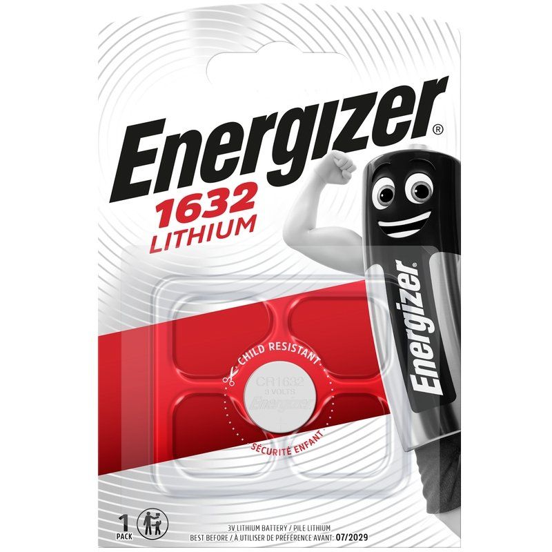 Baterie CR1632 1ks lithiová knoflíková Energizer