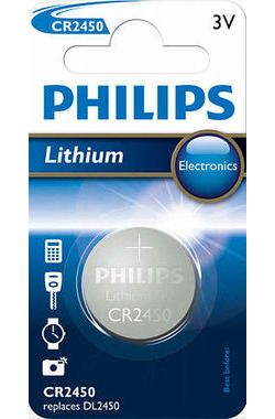 Baterie CR2450 1ks lithiová knoflíková Philips