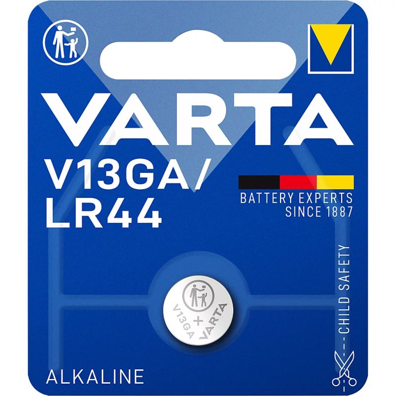 Baterie LR44 V13GA 1ks alkalická knoflíková