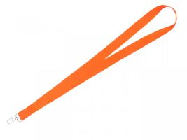 Popruh - šňůra na krk - oranžová