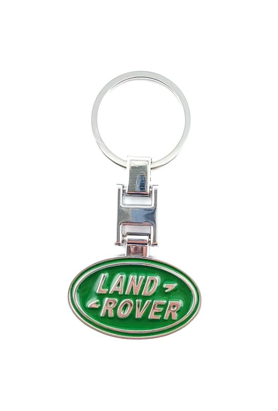 Přívěšek na klíče LAND ROVER kovový, včetně kroužku na klíče GBD