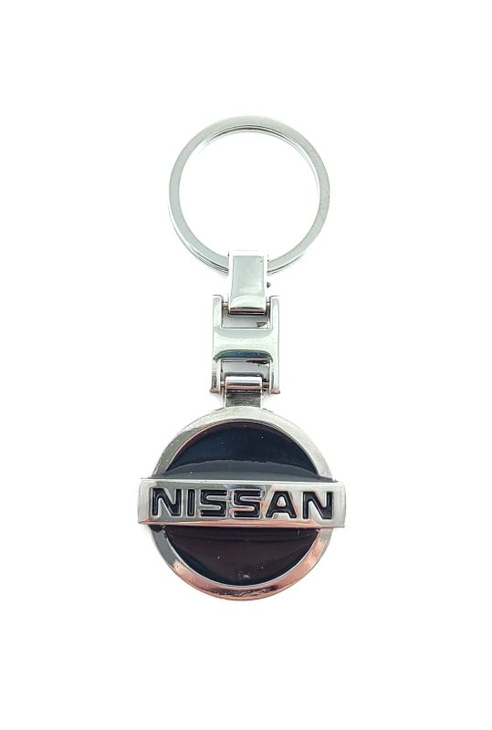 Přívěšek na klíče NISSAN kovový, včetně kroužku na klíče GBD