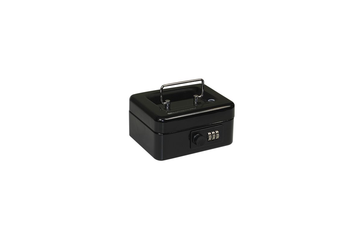 Pokladna (cashbox) 15x11x8cm kódová, černá RICHTER CZECH