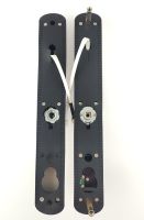 Elektronické kování SMART TTLock - rozteč 85-92mm, černá povrchová úprava, pro levé i pravé dveře, s krytkou vložky