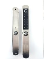 Elektronické kování SMART TTLock - rozteč 85-92mm, stříbrná povrchová úprava, pro levé i pravé dveře, s krytkou vložky