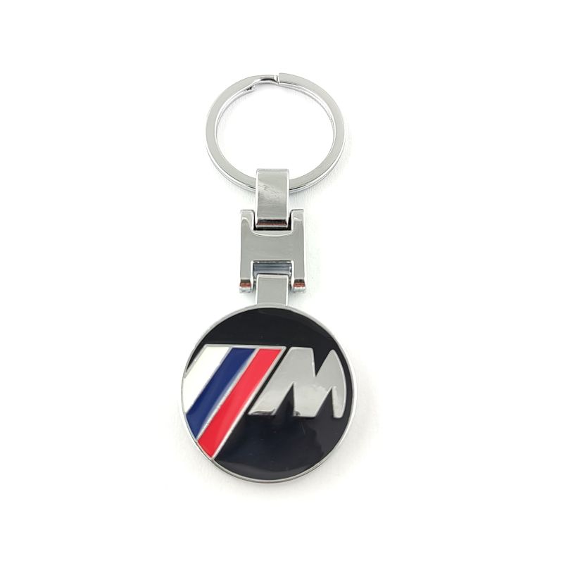 Přívěšek na klíče BMW M sport kovový, včetně kroužku na klíče GBD