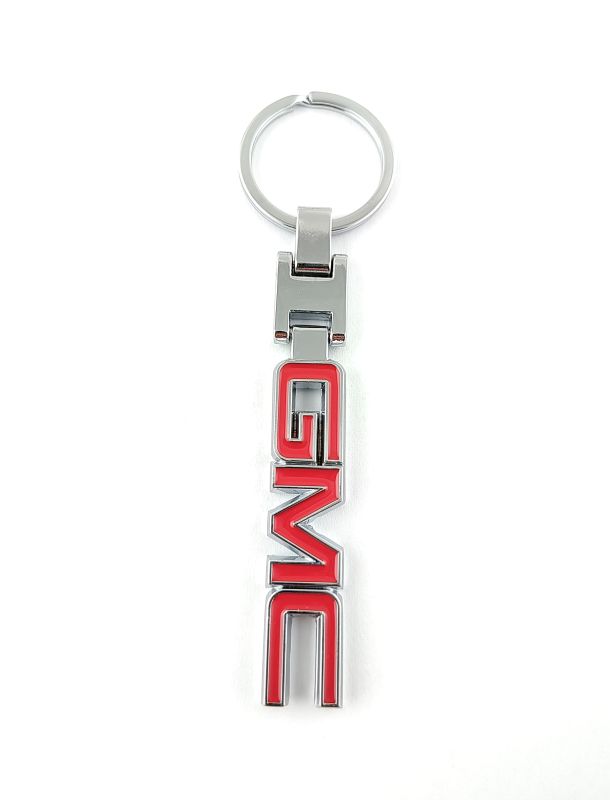 Přívěšek na klíče GMC kovový, včetně kroužku na klíče GBD