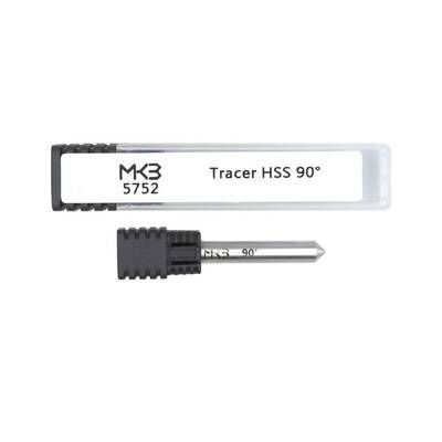 Čtecí hrot T1 TH8090 HSS 6x45x90° pro frézování důlkových klíčů na ručních strojích MK3