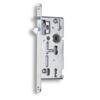 Zámek zadlabací na obyčejný klíč HOBES K 106 P/L 72/40/20x200 jednozápadový, pro posuvné dveře