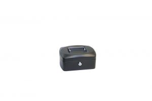 Pokladna (cashbox) 20x16x9cm, černá, na klíč
