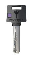 Bezpečnostní cylindrická vložka Mul-T-Lock ClassicPro 9,5+40 MTL 400 s pěti plochými klíči a bezpečnostní kartou