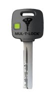 Bezpečnostní cylindrická půlvložka Mul-T-Lock MTL 300 9,5+30 s pěti plochými klíči a bezpečnostní kartou