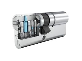 Bezpečnostní cylindrická vložka Mul-T-Lock Interactive+ 27+27 MTL600 s pěti plochými klíči a bezpečnostní kartou