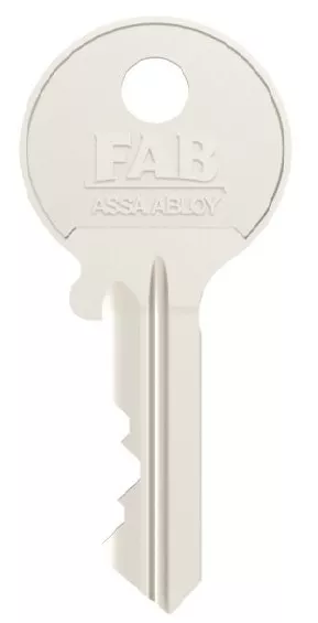 Klíč pro cylindrické vložky FAB 1* frézovaný FAB ASSA ABLOY