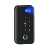 Biometrická klávesnice Smart TTLock K7F černá IP66 FACE-ID se snímáním obličeje, čtečkou otisků prstů a čipů pro přístupový systém