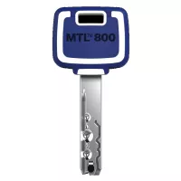Bezpečnostní cylindrická vložka MTL 800 31+35 černá MT5+ s prostupovou spojkou, s pěti plochými klíči a bezpečnostní kartou Mul-T-Lock
