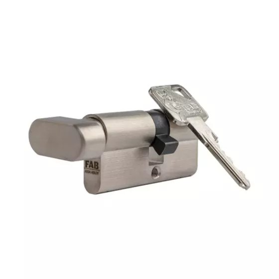 Bezpečnostní knoflíková vložka FAB 3 HOME 40+40K se šesti klíči a identifikační kartou FAB ASSA ABLOY
