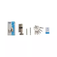 Bezpečnostní knoflíková vložka FAB 3 HOME 40+40K se šesti klíči a identifikační kartou FAB ASSA ABLOY