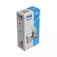 Bezpečnostní knoflíková vložka FAB 3 HOME 40+40K se šesti klíči a identifikační kartou FAB ASSA ABLOY