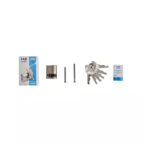 Bezpečnostní cylindrická vložka FAB 3 HOME 10+40 s nastavitelným palcem, šesti klíči a identifikační kartou FAB ASSA ABLOY