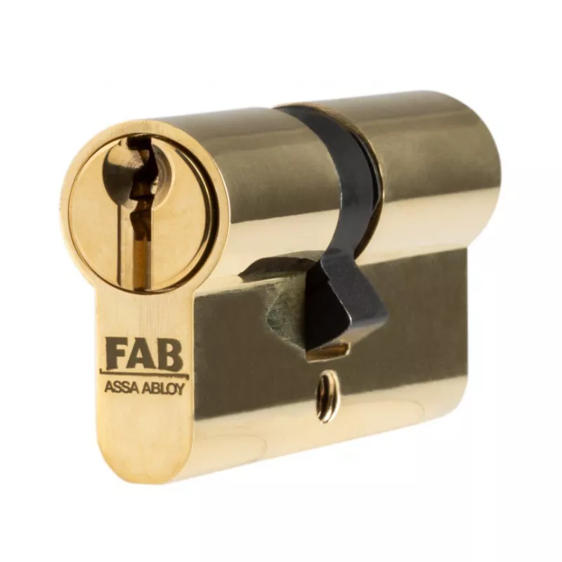 Bezpečnostní cylindrická vložka FAB 3 HOME 30+35 mosaz se šesti klíči a identifikační kartou FAB ASSA ABLOY