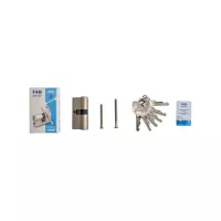 Bezpečnostní cylindrická vložka FAB 3 HOME 30+35 mosaz se šesti klíči a identifikační kartou FAB ASSA ABLOY