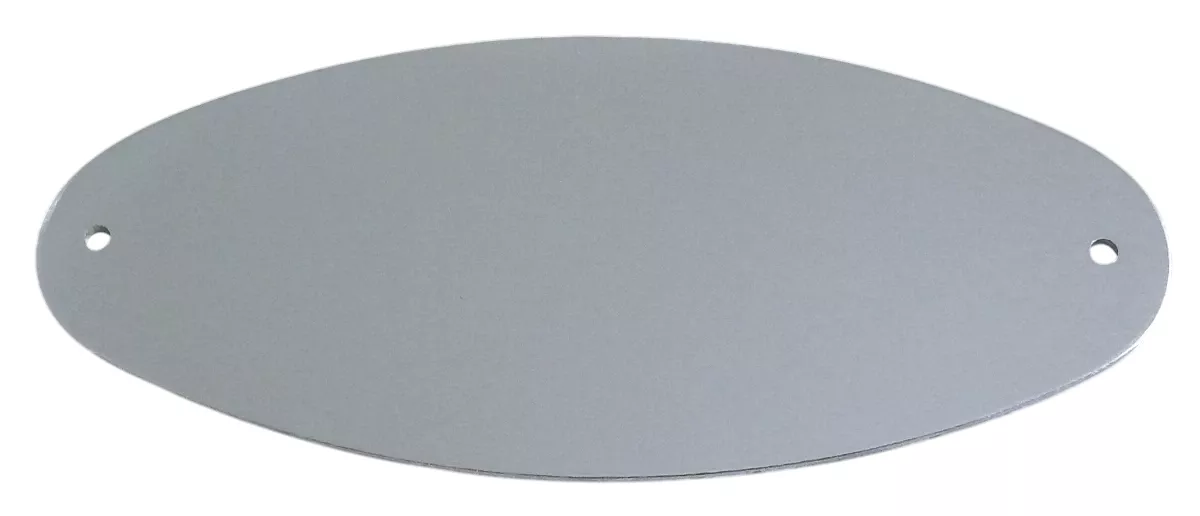 Stříbrná duralová jmenovka 110x45mm na dveře nebo schránku