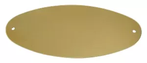 Zlatá mosazová jmenovka 110x45mm na dveře nebo schránku