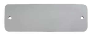 Stříbrná duralová jmenovka 110x45mm na dveře nebo schránkuStříbrná duralová jmenovka 75x26mm na dveře nebo schránku