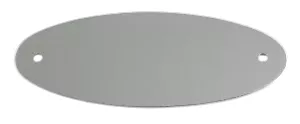 Stříbrná duralová jmenovka 80x31mm na dveře nebo schránku
