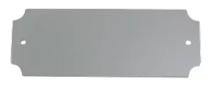 Stříbrná duralová jmenovka 100x40mm na dveře nebo schránku