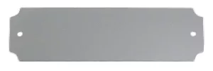 Stříbrná duralová jmenovka 100x30mm na dveře nebo schránku