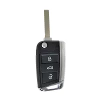 Obal autoklíče VAG MQB HU162 černo stříbrný 3tl.