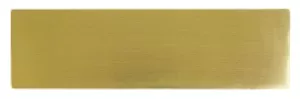 Zlatá broušená prázdná jmenovka 120x40mm 