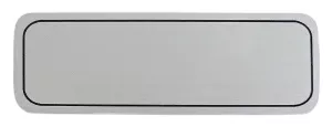 Stříbrná prázdná broušená jmenovka 75x26mm 