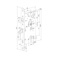 ABLOY EL560 72/65/24 P/L nákres
