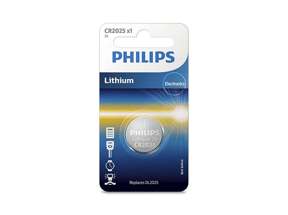 Baterie CR2025 1ks lithiová knoflíková Philips