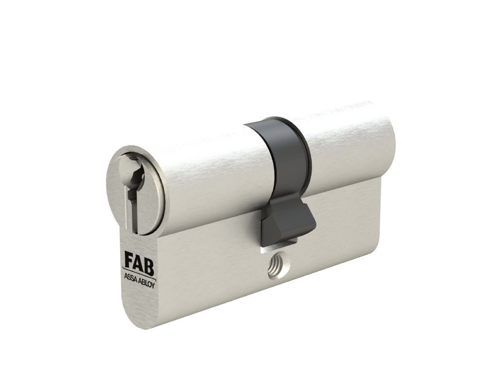 Bezpečnostní cylindrická vložka FAB 3*** PROFI 55+75 s třemi klíči a bezpečnostní kartou FAB ASSA ABLOY