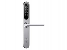 Elektronické kování SMART TTLock - rozteč 92mm, stříbrná povrchová úprava, pro levé i pravé dveře
