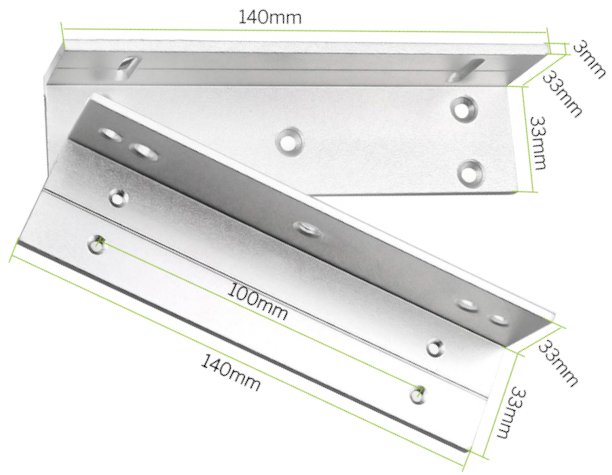 Montážní deska LZ pro elektromagnetické zámky 180kg