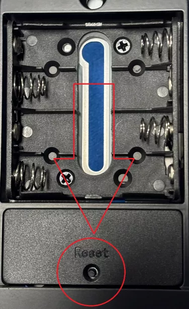 Reset chytrého kování TTLock